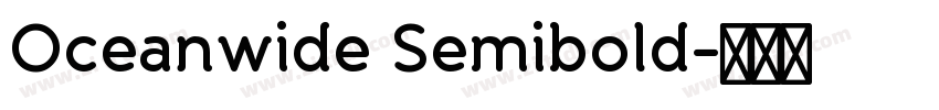Oceanwide Semibold字体转换